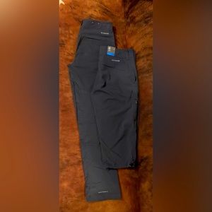 2 Pairs Columbia Active Fit Capris & Pants Size 8 - OMNI-SHIELD - OMNI-SHADE NWT